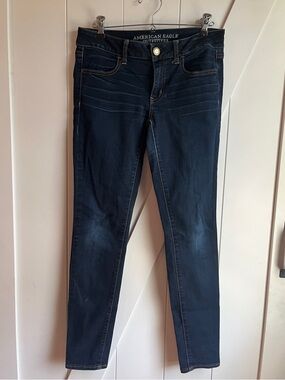 American Eagle Outfitters Dark Indigo Skinny Jeans